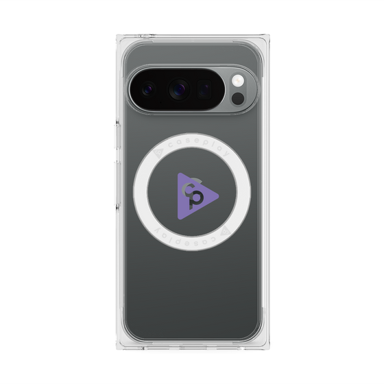 Premium Square Case with Pixelsnap［ Original - CASEPLAY Logo - Purple/C ］