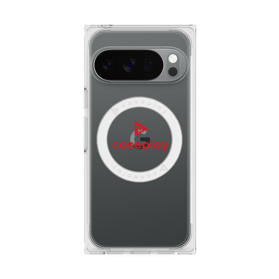 Premium Square Case with Pixelsnap［ Original - CASEPLAY Logo - Red/D ］