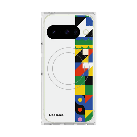 Premium Square Case with Pixelsnap［ Mod Deco - Original - Geometric pattern/B ］