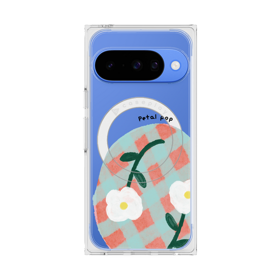 Premium Square Case with Pixelsnap［ Mod Deco - Original - Flower/D ］