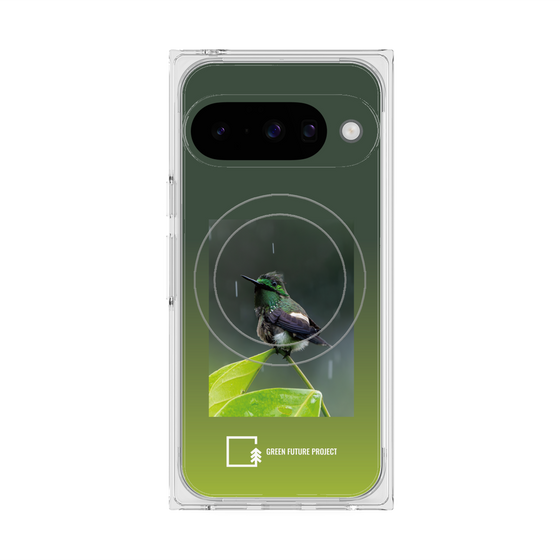Premium Square Case with Pixelsnap［ Green Future Project - Butterfly Coquette ］
