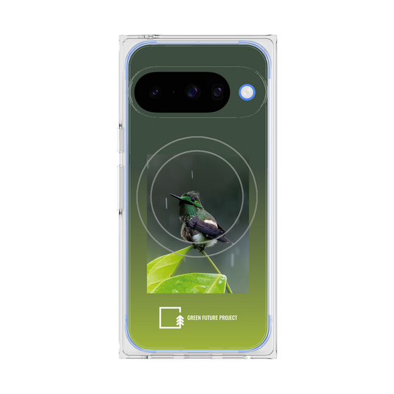 Premium Square Case with Pixelsnap［ Green Future Project - Butterfly Coquette ］
