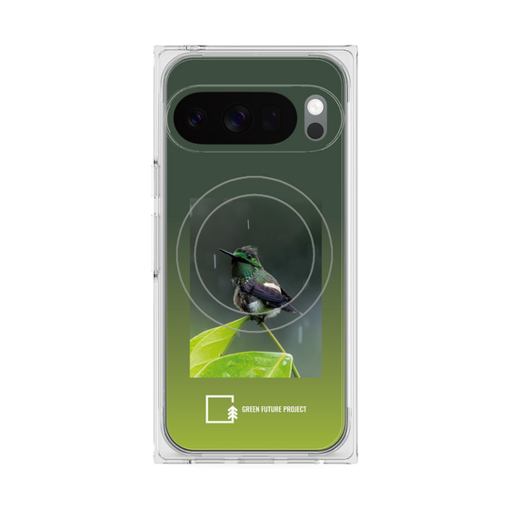 Premium Square Case with Pixelsnap［ Green Future Project - Butterfly Coquette ］