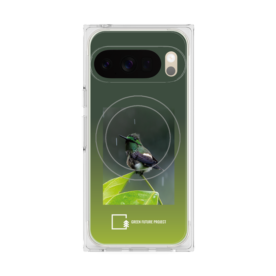 Premium Square Case with Pixelsnap［ Green Future Project - Butterfly Coquette ］