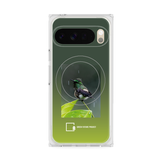Premium Square Case with Pixelsnap［ Green Future Project - Butterfly Coquette ］