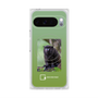 Premium Square Case with Pixelsnap［ Green Future Project - Black-mantled Tamarin ］