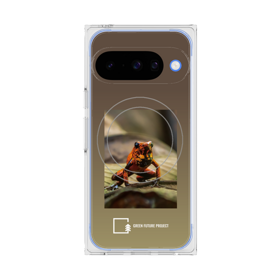Premium Square Case with Pixelsnap［ Green Future Project - Poison-dart Frogs ］