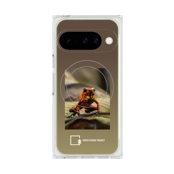 Premium Square Case with Pixelsnap［ Green Future Project - Poison-dart Frogs ］