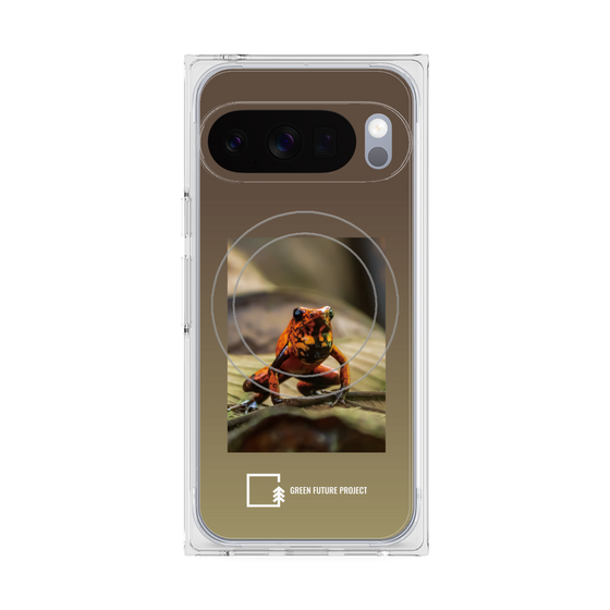 Premium Square Case with Pixelsnap［ Green Future Project - Poison-dart Frogs ］
