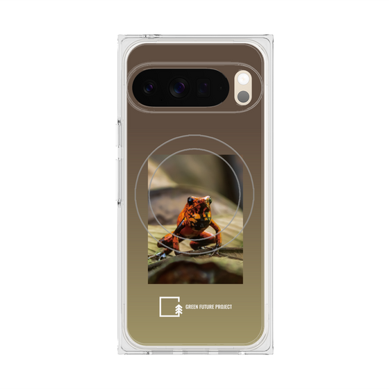 Premium Square Case with Pixelsnap［ Green Future Project - Poison-dart Frogs ］