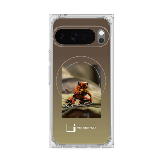 Premium Square Case with Pixelsnap［ Green Future Project - Poison-dart Frogs ］