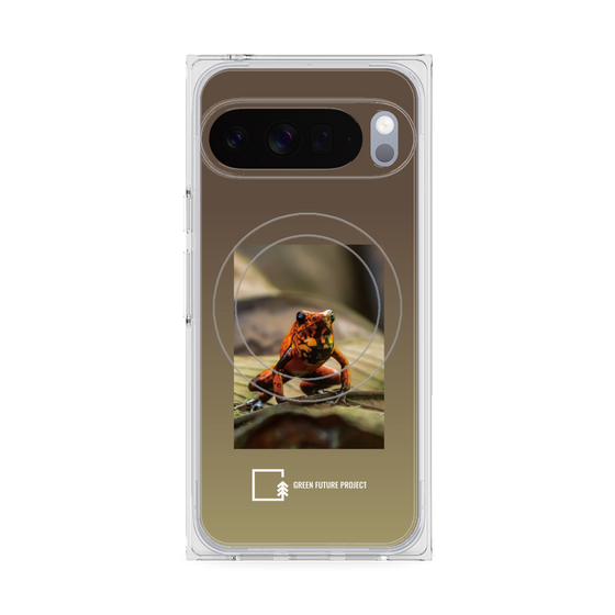 Premium Square Case with Pixelsnap［ Green Future Project - Poison-dart Frogs ］