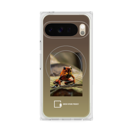 Premium Square Case with Pixelsnap［ Green Future Project - Poison-dart Frogs ］