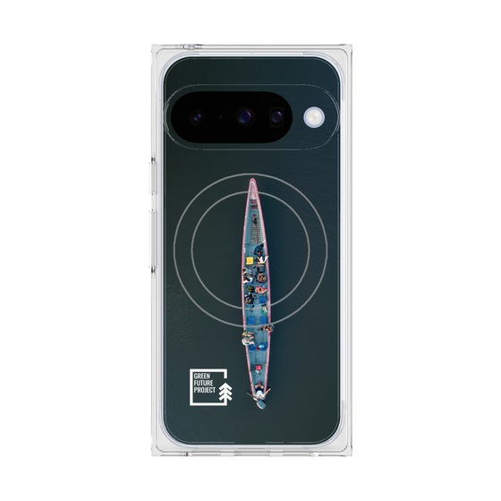 Premium Square Case with Pixelsnap［ Green Future Project - Landscape2 ］