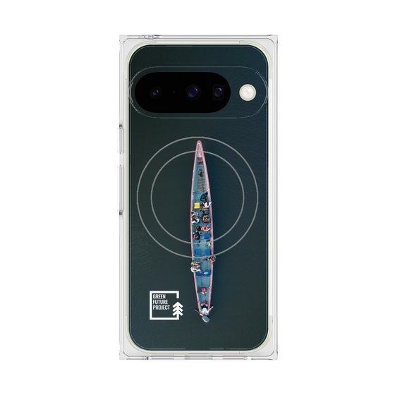 Premium Square Case with Pixelsnap［ Green Future Project - Landscape2 ］