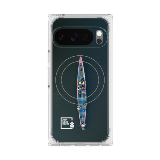 Premium Square Case with Pixelsnap［ Green Future Project - Landscape2 ］