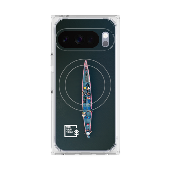 Premium Square Case with Pixelsnap［ Green Future Project - Landscape2 ］