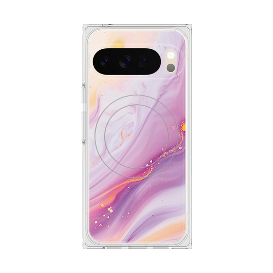 Premium Square Case with Pixelsnap［ Color Rain - Original - Moonlit Mauve ］