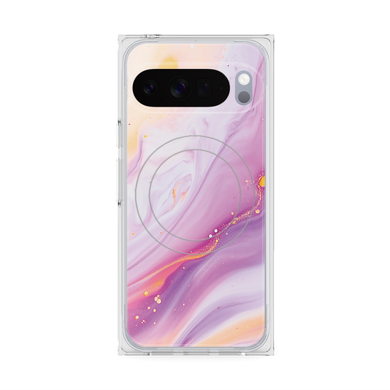 Premium Square Case with Pixelsnap［ Color Rain - Original - Moonlit Mauve ］