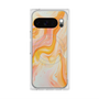 Premium Square Case with Pixelsnap［ Color Rain - Original - Tangerine Mist ］