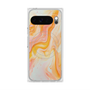 Premium Square Case with Pixelsnap［ Color Rain - Original - Tangerine Mist ］
