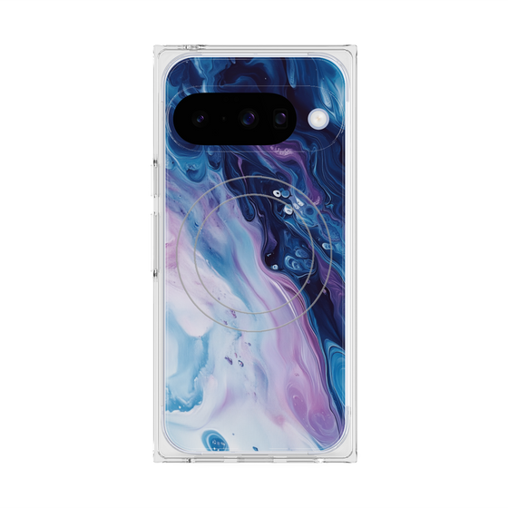 Premium Square Case with Pixelsnap［ Color Rain - Original - Twilight Ink ］