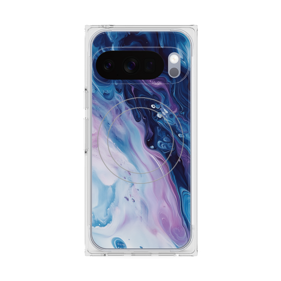 Premium Square Case with Pixelsnap［ Color Rain - Original - Twilight Ink ］