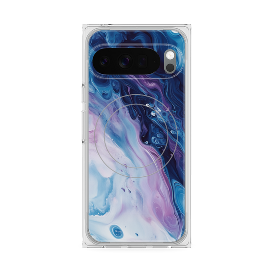 Premium Square Case with Pixelsnap［ Color Rain - Original - Twilight Ink ］