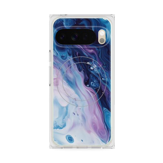 Premium Square Case with Pixelsnap［ Color Rain - Original - Twilight Ink ］