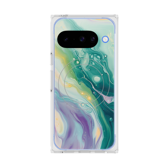 Premium Square Case with Pixelsnap［ Color Rain - Original - Dusky Forest ］