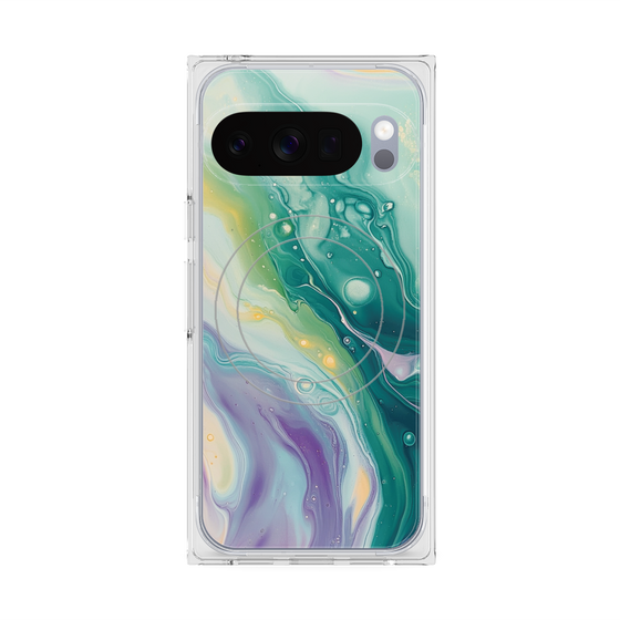 Premium Square Case with Pixelsnap［ Color Rain - Original - Dusky Forest ］
