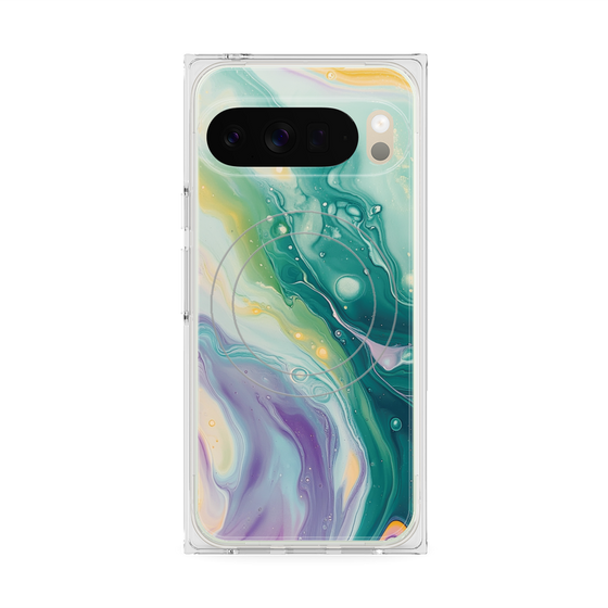 Premium Square Case with Pixelsnap［ Color Rain - Original - Dusky Forest ］