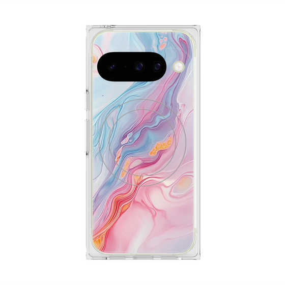 Premium Square Case with Pixelsnap［ Color Rain - Original - Dream Veil ］