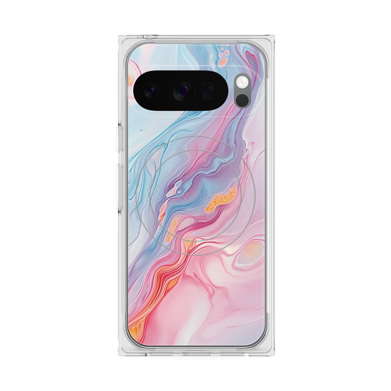 Premium Square Case with Pixelsnap［ Color Rain - Original - Dream Veil ］