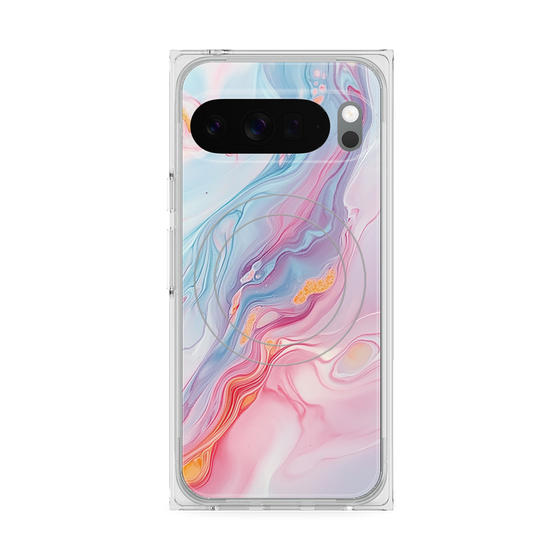 Premium Square Case with Pixelsnap［ Color Rain - Original - Dream Veil ］