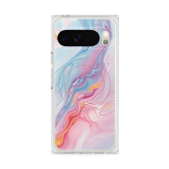 Premium Square Case with Pixelsnap［ Color Rain - Original - Dream Veil ］