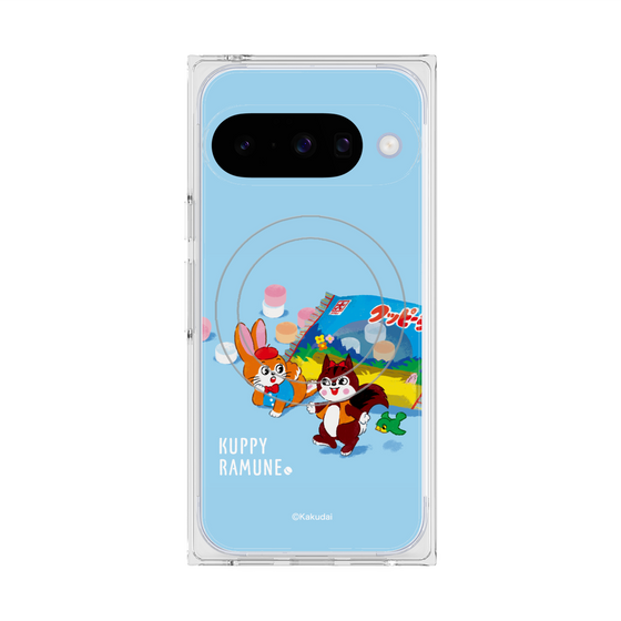 Premium Square Case with Pixelsnap［ Kuppy Ramune - Drawing 1 ］