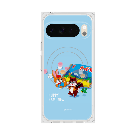 Premium Square Case with Pixelsnap［ Kuppy Ramune - Drawing 1 ］