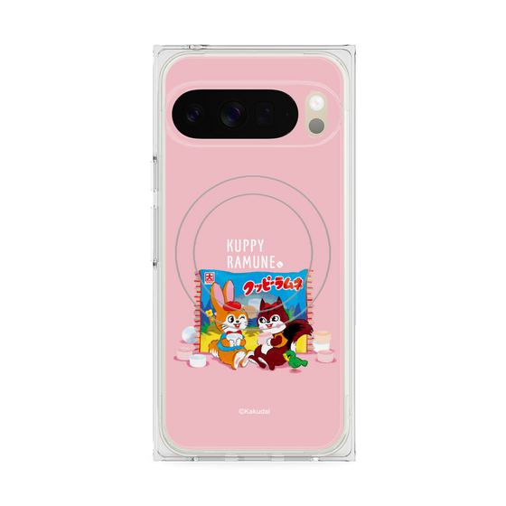Premium Square Case with Pixelsnap［ Kuppy Ramune - Drawing 2 ］