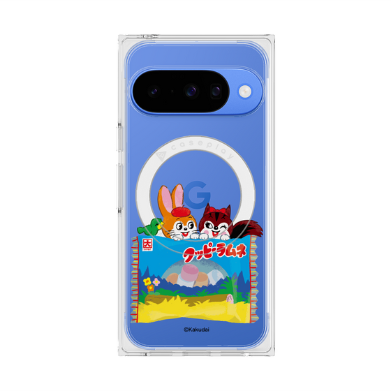 Premium Square Case with Pixelsnap［ Kuppy Ramune - Drawing 3 ］