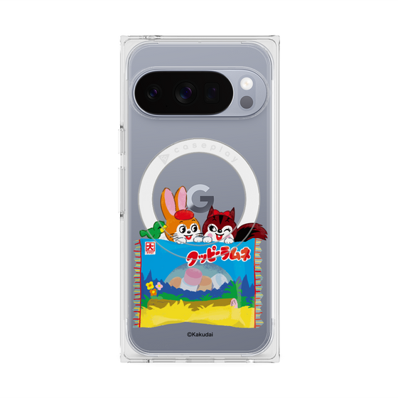 Premium Square Case with Pixelsnap［ Kuppy Ramune - Drawing 3 ］