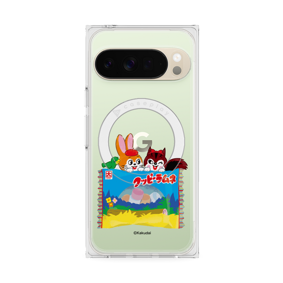 Premium Square Case with Pixelsnap［ Kuppy Ramune - Drawing 3 ］