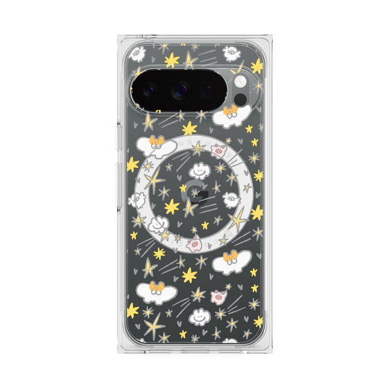 Premium Square Case with Pixelsnap［ Mokmokchan - Stars ］