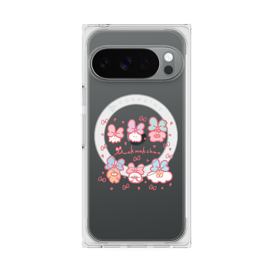 Premium Square Case with Pixelsnap［ Mokmokchan - Ribbons ］