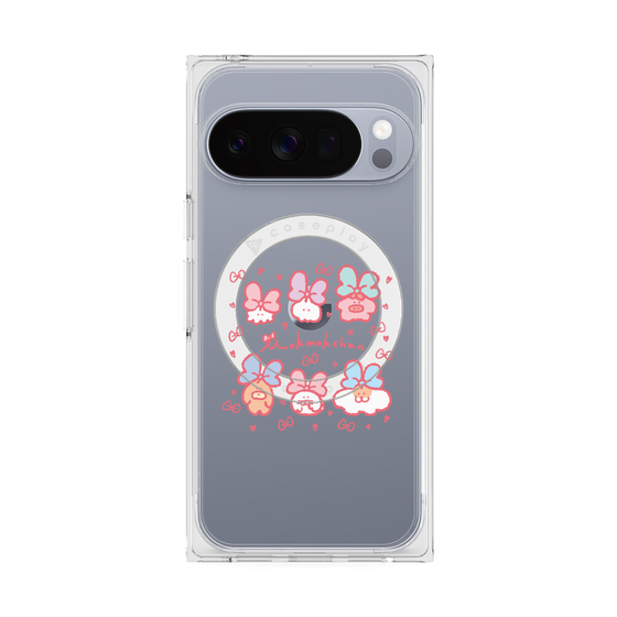 Premium Square Case with Pixelsnap［ Mokmokchan - Ribbons ］