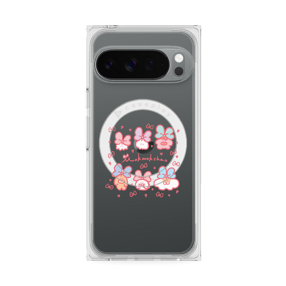 Premium Square Case with Pixelsnap［ Mokmokchan - Ribbons ］