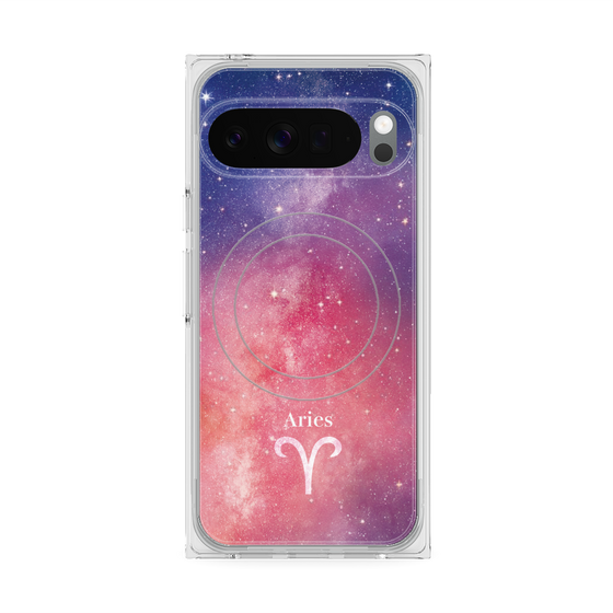 Premium Square Case with Pixelsnap［ STARRY SIGNS - Original - Aries ］