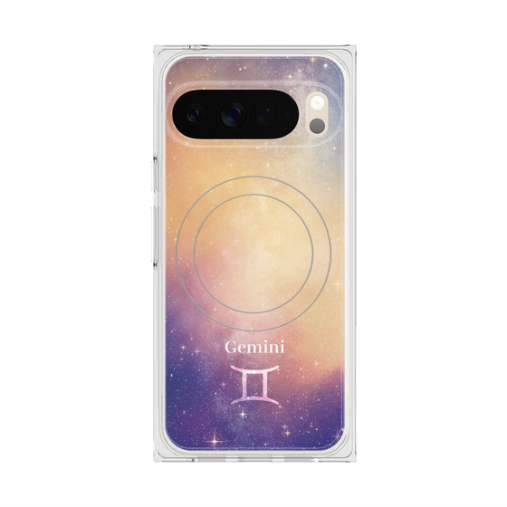 Premium Square Case with Pixelsnap［ STARRY SIGNS - Original - Gemini ］