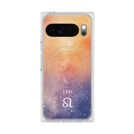 Premium Square Case with Pixelsnap［ STARRY SIGNS - Original - Leo ］