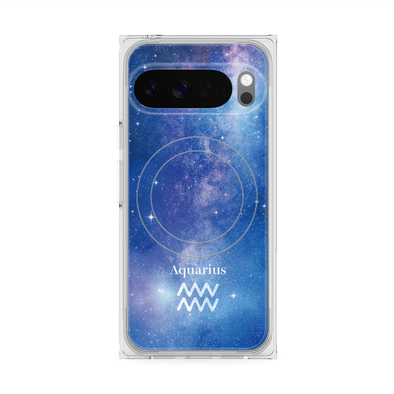 Premium Square Case with Pixelsnap［ STARRY SIGNS - Original - Aquarius ］